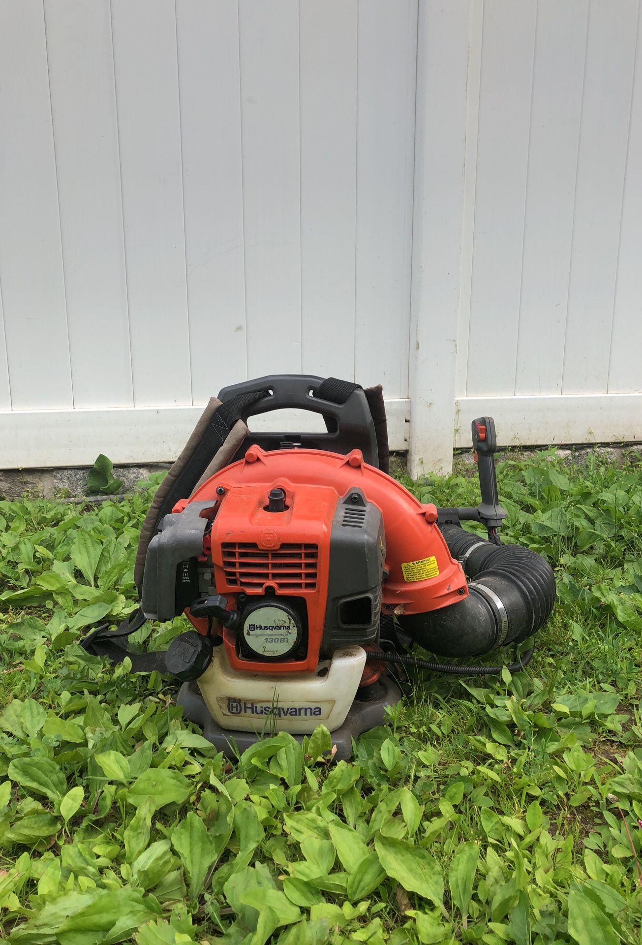 Husqvarna 130BT Backpack Blower for parts