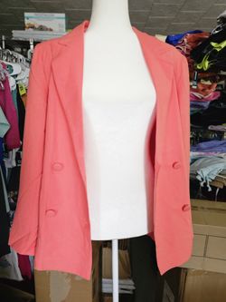 Steve Madden Women's Baldwin Blazer spring rose size S oversized fit.