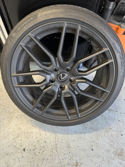 2 Lexus Is500 Front Wheels With Tires.