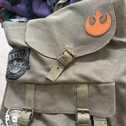 New - Disneyland Official Galaxy's Edge Resistance Outpost Canvas Backpack
