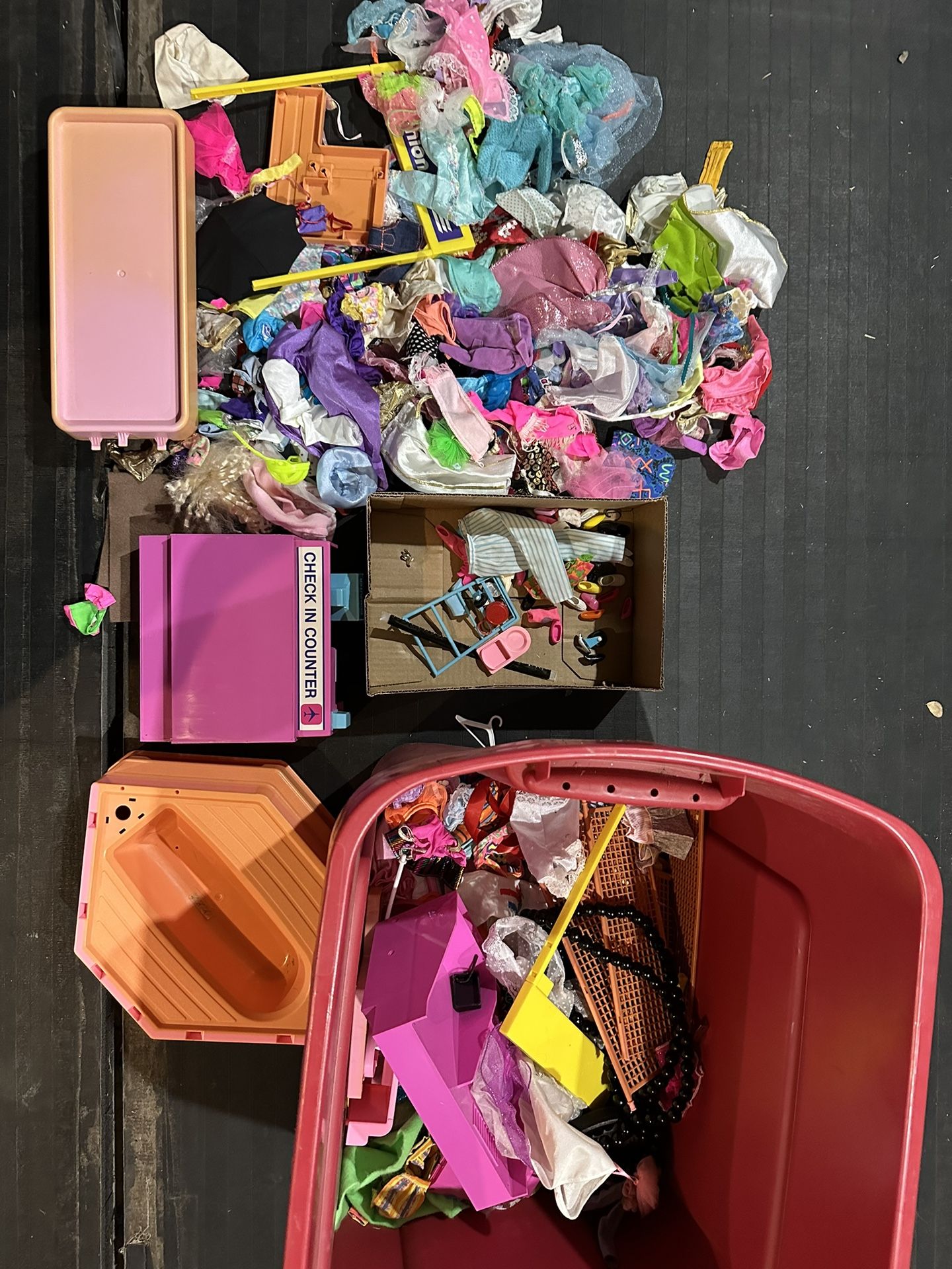 Huge Barbie Shoes Clothes Accessories Lot