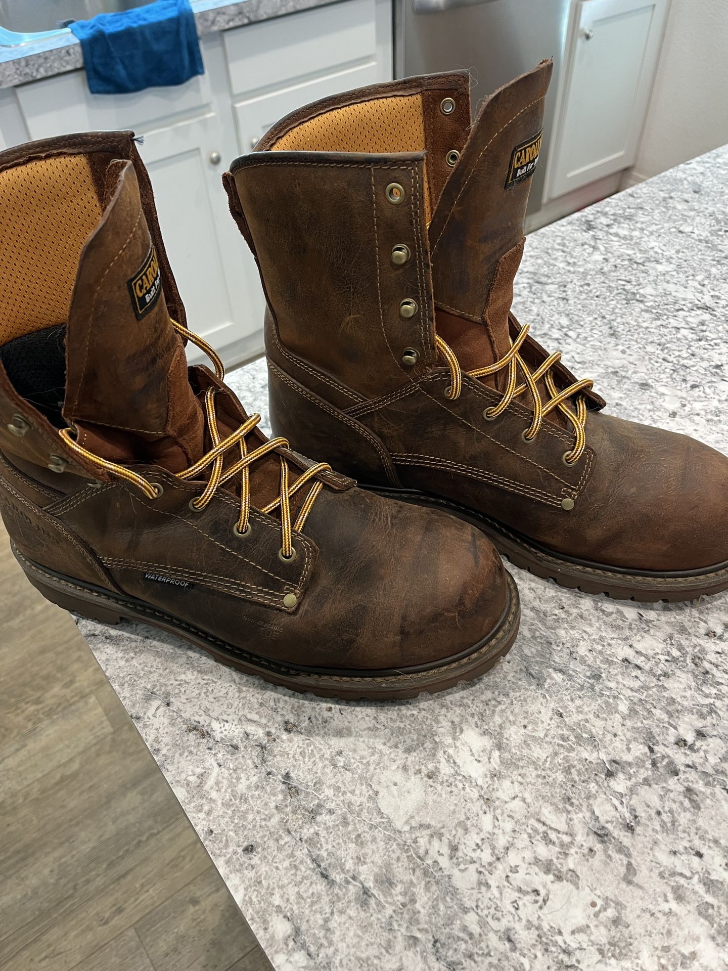 Carolina 8 Inch Waterproof Composite Toe Work Boots 