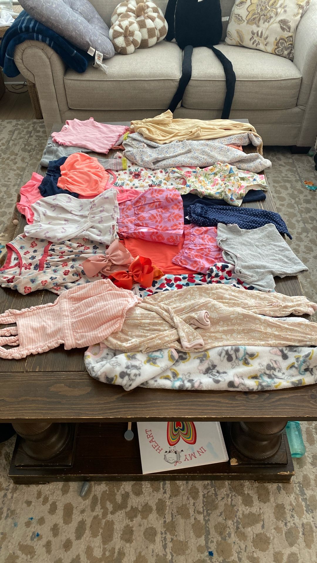 Baby Girl Clothes Lot 6-9 Months