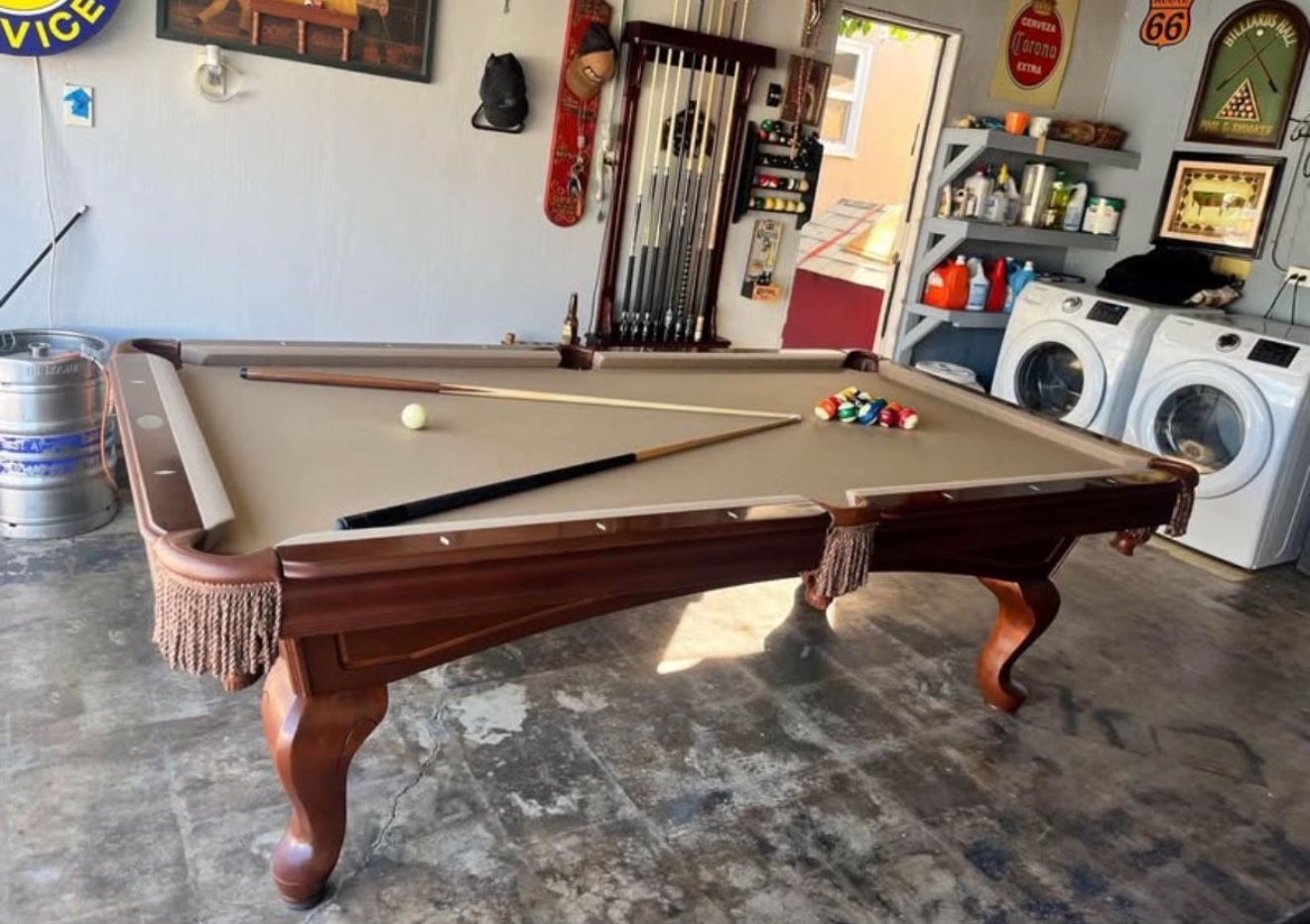 Pool Table 8’ (Free Delivery & Pro Install)