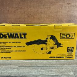 Dewalt 20V Max Cordless Dry Hand Vacuum 