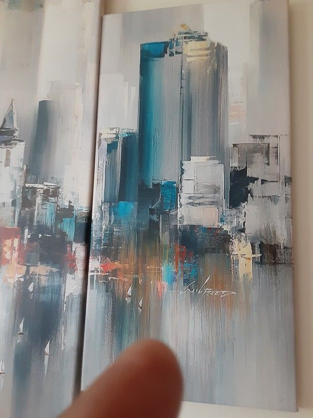 Brooklyn Bridge painting