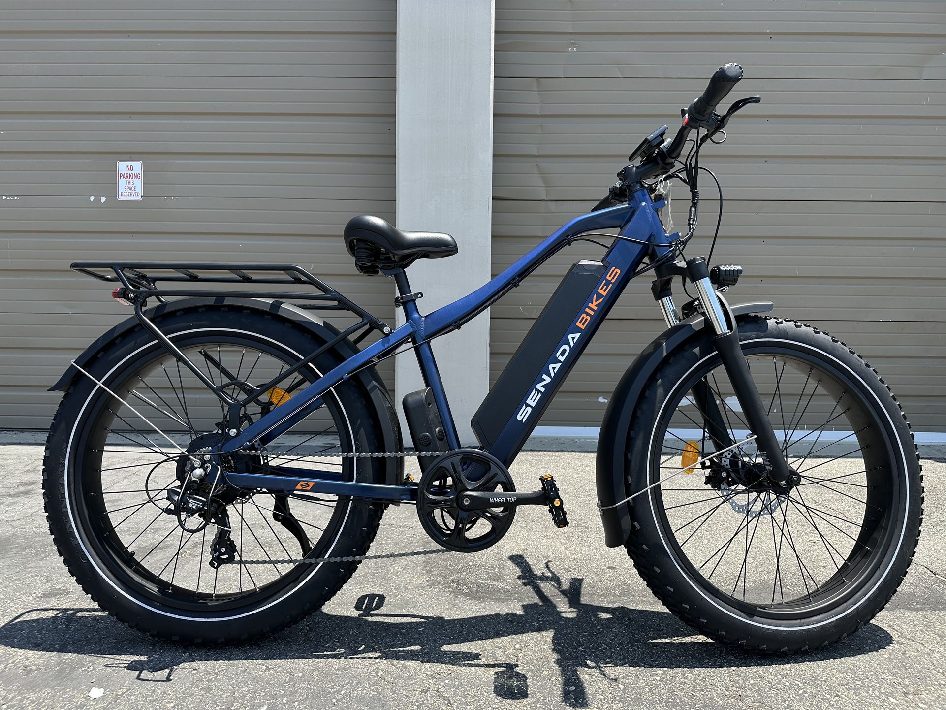SENADA Saber Pro 1000 Watt Long Range Electric Bike In Blue