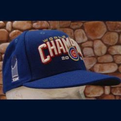 Chicago Cubs Size 7 New Era 59FIFTY "2016 WORLD SERIES CHAMPIONS" Hat (UNWORN)😇 EXCELLENT CONDITION!👀🤯Please Read Description.