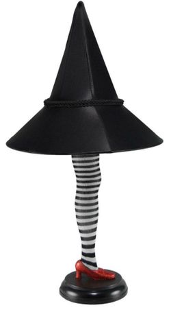 a NECA The Wizard of Oz Wicked Witch of the East 20-inch leg lamp.