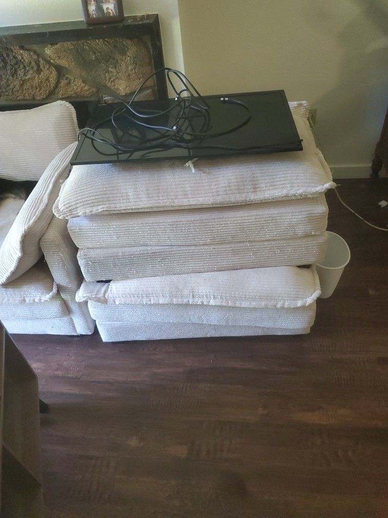 Couch With Chair With Foot Rest