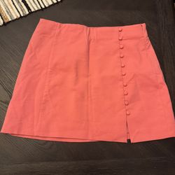 Zara apricot pinkish color skirt size M