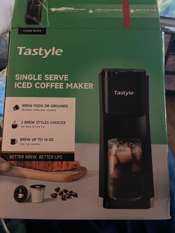 Tastyle single serve iced or hot coffee maker