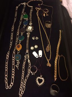 Silver and Gold Jewelry Beautiful Gifts Priced lower than Jewelry Shop or Pawnshop Selling as Piece