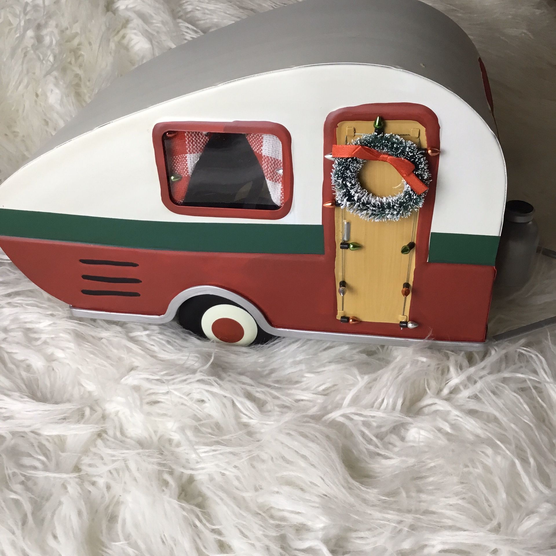 Christmas trailer home decor holiday new!!!