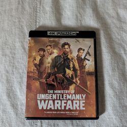 The Ministry of Ungentlemanly Warfare 4K Blu-ray