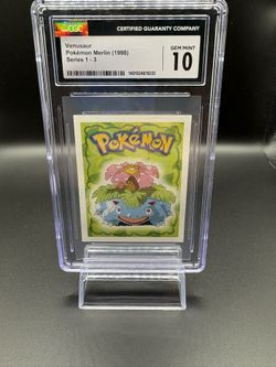 Pokemon Venusaur #3 Merlin Series 1 POP 6 - CGC 10 Mint Condition Pokemon Graded Card