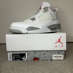 VNDS JORDAN 4 WHITE OREO SIZE 12