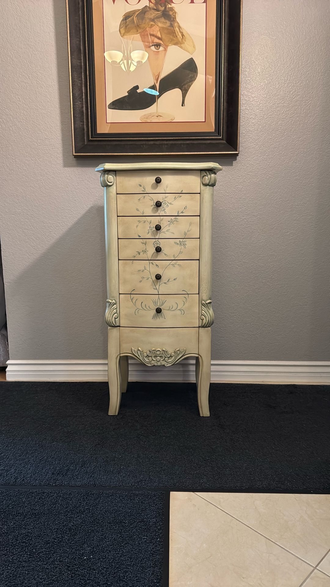 Real Wood Jewelry Armoire/Cabinet $65/OBO Very Clean,