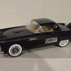 Jim Beams Whiskey Decanter 1956 Thunderbird Black Car