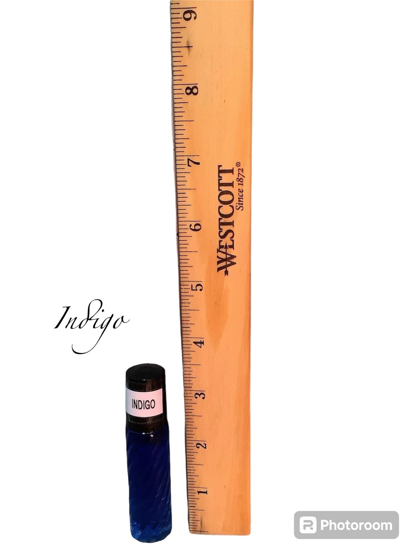 Indigo (M) Thick & Concentrated Body Oil 1/3oz Glass Bottle w Rollerball