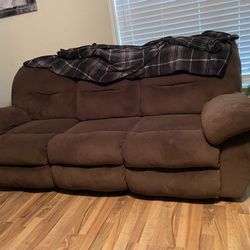 Couch And Loveseat With Recliners