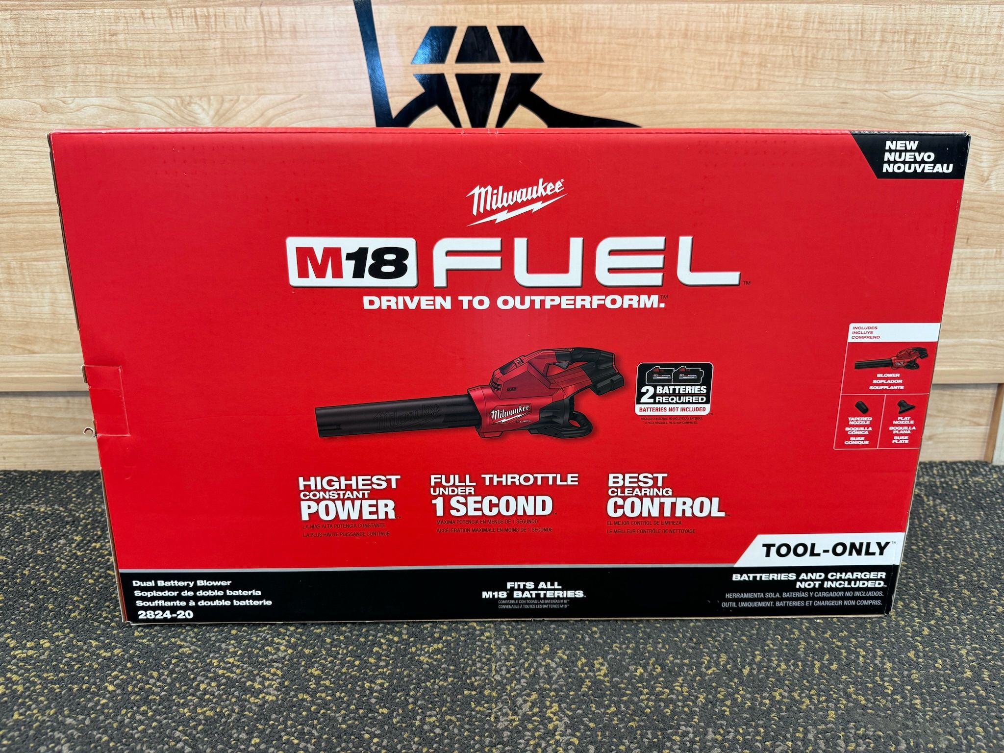 Milwaukee M18 FUEL Dual Battery 145 MPH 600 CFM 18V Lithium-Ion Brushless Cordless Handheld Blower (Tool-Only)
