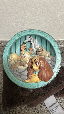 Lady and the Tramp 3D Wall Plate