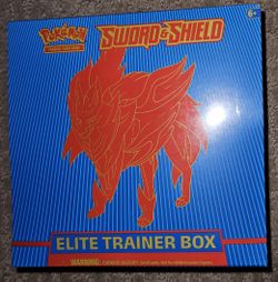 Pokemon Zamazenta Sword and Shield ETB Elite Trainer Box New Factory Sealed