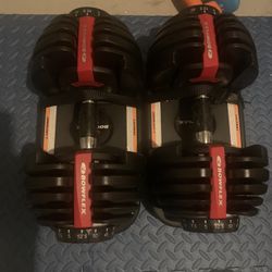 Bowflex 552 Dumbbells Brand New