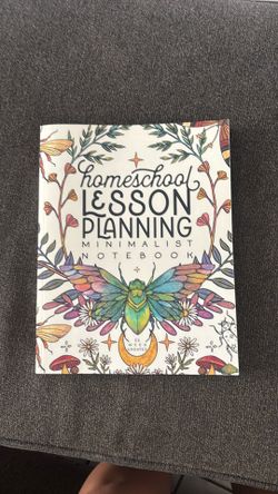 Homeschool Lesson Planning Minimalist Notebook