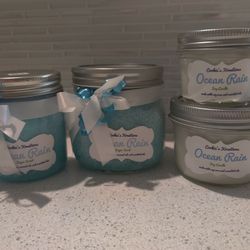 Candle And Sugar Scrubs