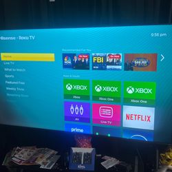 75 Inch 4k Hisense Tv.. Great Tv Still Has Warranty And Is Only 2 Months Old 
