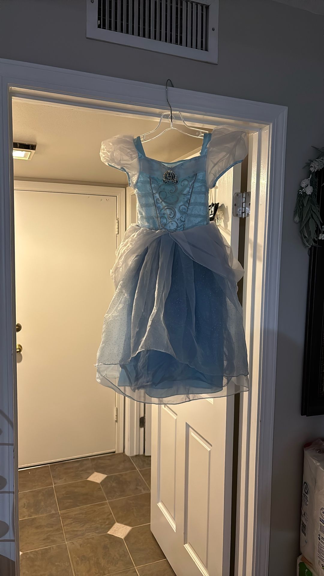 Disney Castle Collection Cinderella Dress Sz. 5/6 W/ Wand