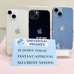 Apple IPhone 14 128gb  UNLOCKED . NO CREDIT CHECK $1 DOWN PAYMENT OPTION  3 Months Warranty * 30 Days Return *
