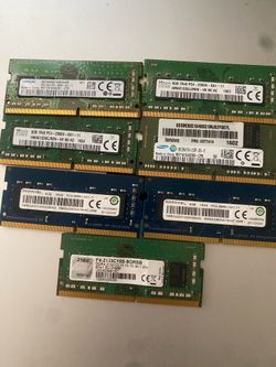 8GB DDR4 Laptop Ram - 7 sticks total- Guaranteed to work