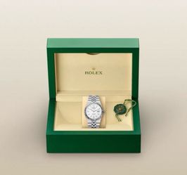ROLEX LAND DWELLER 36MM OYSTERSTEEL & WHITE GOLD WATCH NEW 100% GENUINE 127234