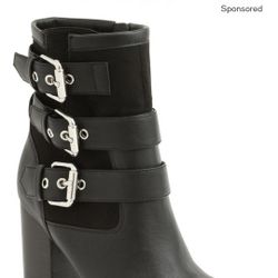 Black Jamila XOXO Brand Boots Size 8