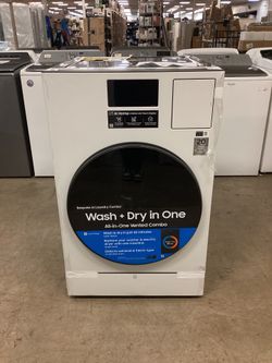 Samsung 5.3 cu.ft. Bespoke Ultra Capacity Vented Electric All-in-one Washer Dryer Combo New Scratch and Dent