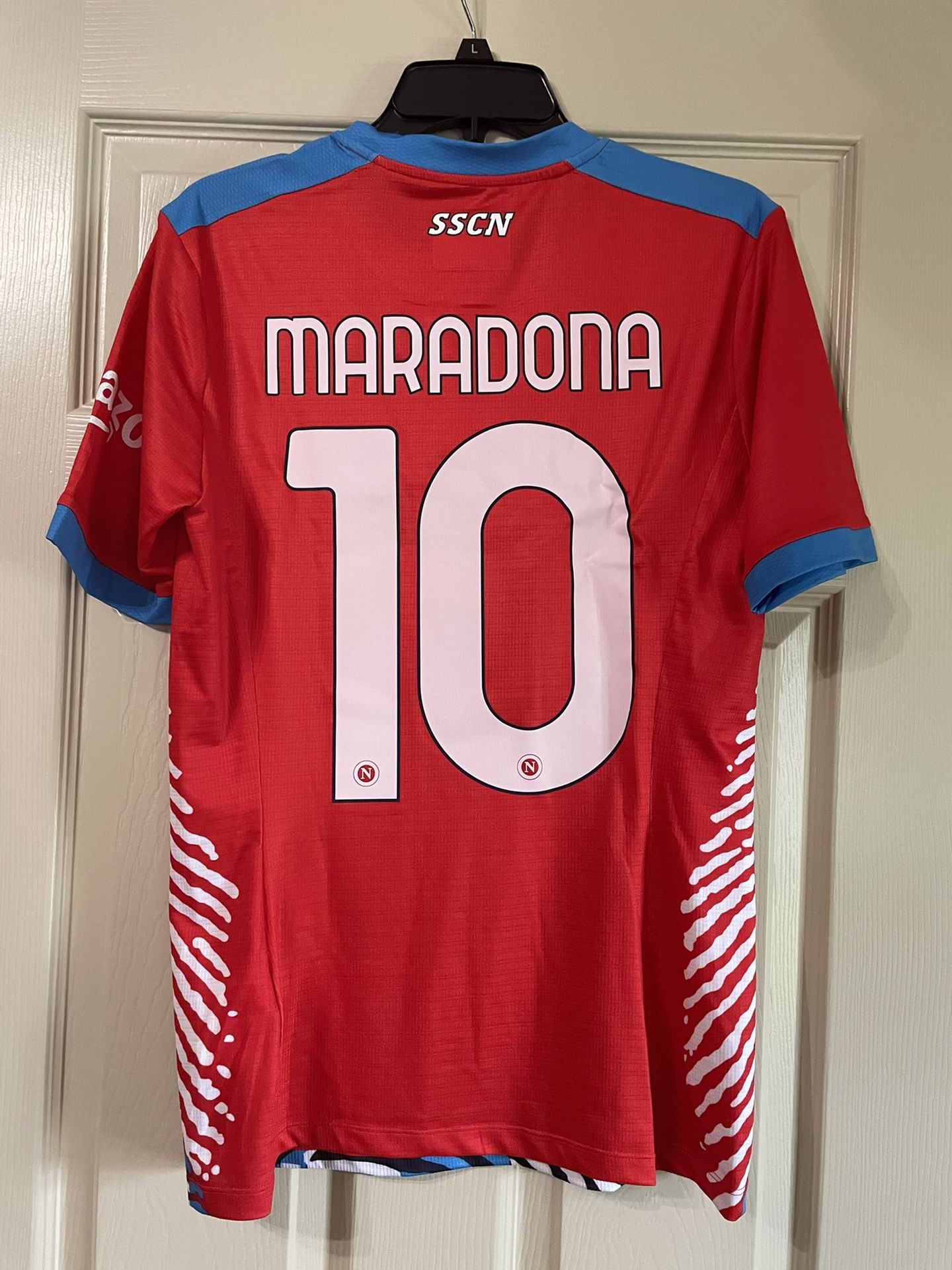 Napoli & EA7 Launch Special Edition 'Maradona Rossa' Shirt - SoccerBible