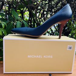 Michael Kors, Pumps, Navy Bleu, 8 1/2