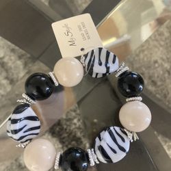 Bracelet Zebra Print