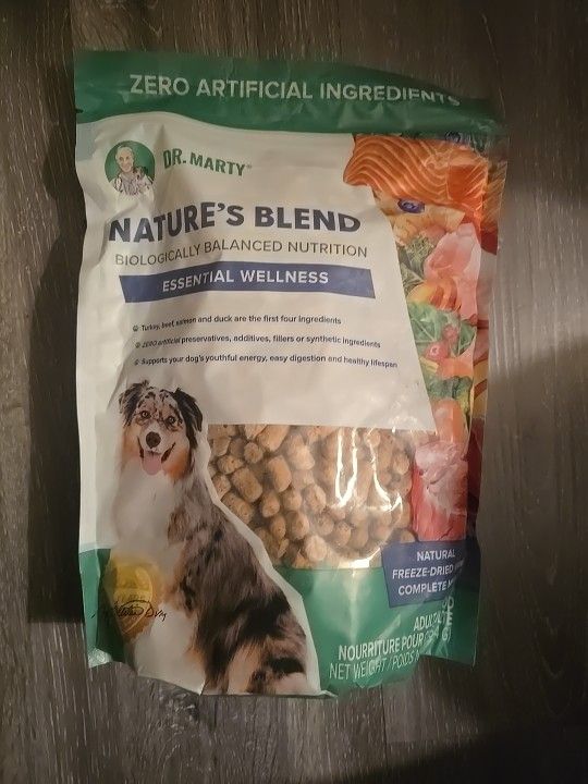 Dr Marty Natures Blend Freeze Dried Dog Food For Adult Dog 16 oz Expires 04/2027