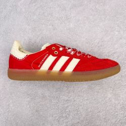Adidas Samba x Wales Bonner Red Men's Sneakers GY6612
