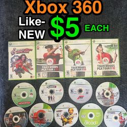 🎮 Like-NEW Xbox 360 Games (disc) • $5 ea 🎮
