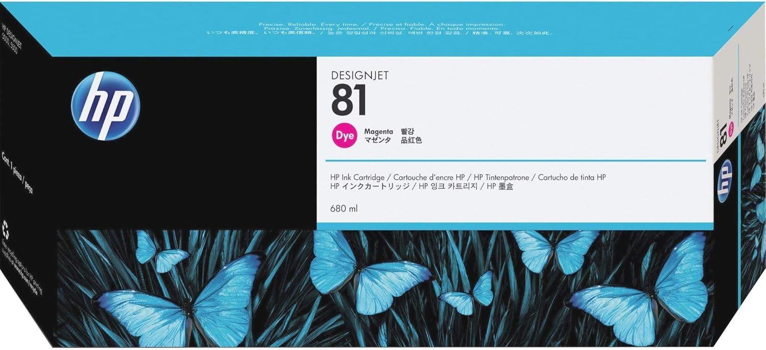 HP DesignJet 81 Magenta Ink Cartridge 680ml