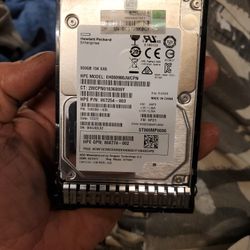 HP 3.5 HARD DRIVE 900GB,15K SPEED!!! Model EH000900JWCPN