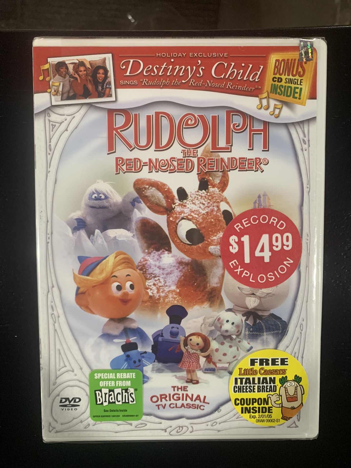 Rudolph the Red- Nosed Raindeer Destiny’s Child Holiday Exclusive DVD- BRAND NEW FACTORY SEALED