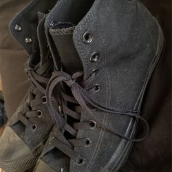 All Black Converse 