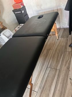 Portable Massage Table with Wood Frame