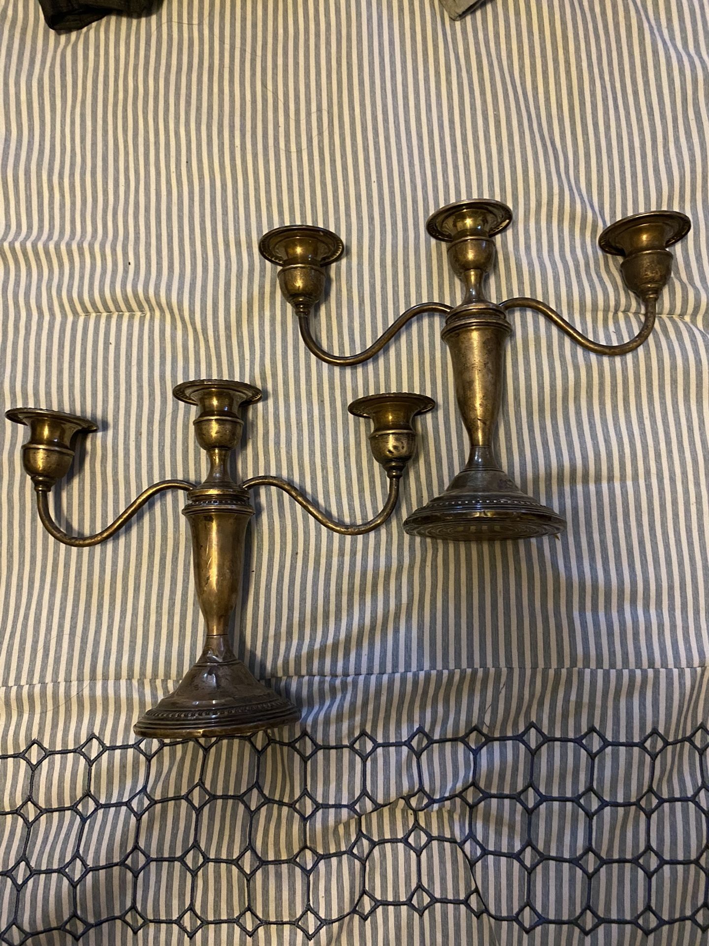 Sterling Silver Candle Holder